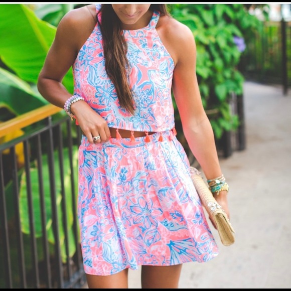 Lilly Pulitzer Dresses & Skirts - Lilly Pulitzer 0 Selina 2 Piece Cropped Set Skirt